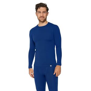 DANISH ENDURANCE T-Shirt Manches Longues Thermique, Laine Mérinos Respirante, sous-Vêtement Homme Premium, Bleu Marine, S - Publicité