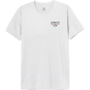 Republic Of California « La Raclette C'est La Vie »  T-Shirt Homme, Blanc, Taille M - Publicité