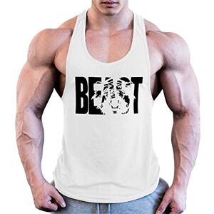 Cabeen Débardeurs pour Hommes Musculation Bodybuilding Veste Haut T-Shirt sans Manches - Publicité