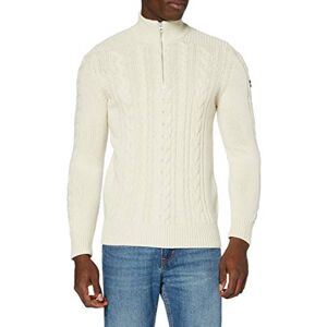 Schott NYC Homme  Pull Sweater, Ecru, M EU - Publicité