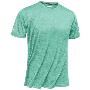 TACVASEN Tops Jogging Léger Homme T-Shirts à Manches Courtes Tee Shirt de Randonnée Respirant Vert Clair,M - Publicité