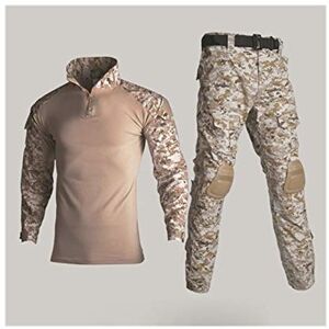 Homeilteds Tactique de Camouflage Costume vêtements Uniforme Militaire Les Hommes de l'Armée Vêtements Airsoft Militaire Combat Shirt + Cargo Pantalons Genouillères Waistcoat - Publicité