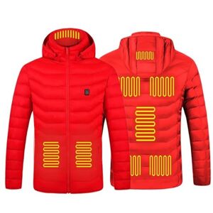 Yolimok 2023 Veste Chauffante Manteau Doudoune Chauffant Homme Femme éLectrique Usb VêTement De Chauffage Avec 8 Zones De Chauffé Gilet Chaud Lavable Pas Cher Chauffant Veste Pour Ski PêChe - Publicité