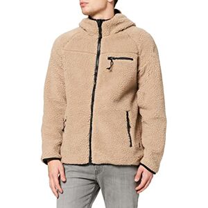 Brandit Homme Brandit Teddyfleece Worker Jacket Veste de travail en molleton Teddy,Camel,L - Publicité