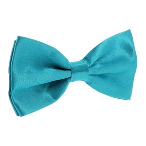 cravateSlim Noeud Papillon Bleu canard Noeud Papillon Homme Couleur Uni Accessoire Chemise et Costume Mariage, Cérémonie - Publicité