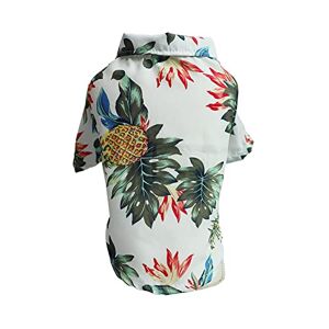 Christol Chemise hawaïenne  Chemises hawaïennes Coo Cothes Chemise de Plage Chemise de Chiot de Plage T-Shirt d'été Chemises d'été Breathabe - Publicité