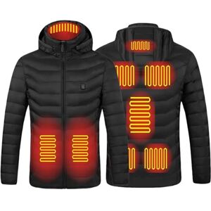 Yolimok 2023 Veste Chauffante Manteau Doudoune Chauffant Homme Femme éLectrique Usb VêTement De Chauffage Avec 8 Zones De Chauffé Gilet Chaud Lavable Pas Cher Chauffant Veste Pour Ski PêChe - Publicité