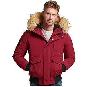 Superdry Bomber Everest Veste pour homme, Rouge profond, M - Publicité