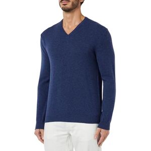 United Colors of Benetton Homme Pull À Col en V M/L  Sweater, Avio 5a8, XL - Publicité