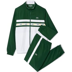 Lacoste Ensemble Survêtement hom-WH7567-00, Vert/Blanc, M - Publicité