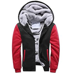 WZYYDS Veste Zippé À Capuche Doublée Polaire Homme Hiver Chaud Sweats Épaisse Manteaux Doux Pull Hiver Pas Cher Hoodie Blousons Sweat-Shirts Manches Longues Veste Travail De Sport - Publicité