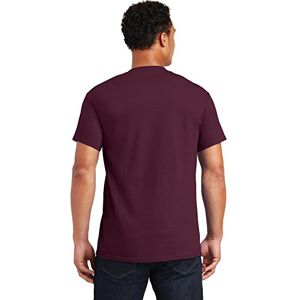 Gildan T-shirt d’été basique à manches courtes pour homme- Multicolore bordeaux XXL - Publicité