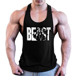 Cabeen Débardeurs pour Hommes Musculation Bodybuilding Veste Haut T-Shirt sans Manches - Publicité