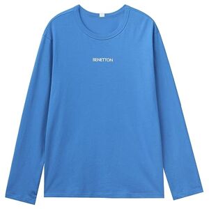 United Colors of Benetton Homme T-shirt M/L  Haut de pijama, Bleu 16 F, S - Publicité