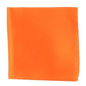 cravateSlim Pochette Costume Orange Mouchoir de Poche Homme Orange Accessoire Carré Poche de Veste Mariage, Cérémonie - Publicité