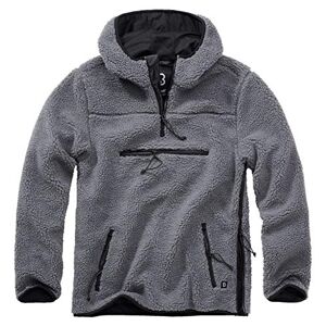 Brandit Teddyfleece Worker Pullover Sweater, Anthrazit, XL Homme - Publicité