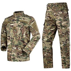 LANBAOSI Uniforme Tactique en Bois pour Homme Uniforme de Combat Chemise Militaire Veste Veste et Pantalon - Publicité