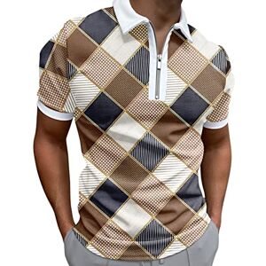 LAOSU Polo Homme Manche Courte Mode Imprimé Chemise Col Boutonné Homme Pas Cher Ample T-Shirt Casual Revers Travail Pullover Simple Classique Beau Hauts Confort Stretch Marque Décontracté Tops - Publicité