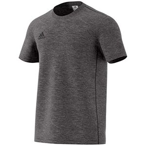 Adidas CORE18 Tee T-Shirt Mens, Gris Foncé Heather/Noir, XXL - Publicité