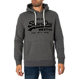 Superdry Tonal VL Hoodie Maillot de survêtement, Asphalt Grey Grit, XXL Homme - Publicité