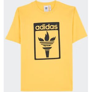 Adidas - T-shirt - Taille M Jaune M male - Publicité