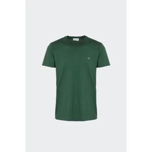 Lacoste - Tee-shirt col rond regular-fit en coton pima - Taille 3 Vert 3 male - Publicité