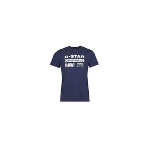 T-shirt G-Star Raw GRAPHIC 8 R T SS Bleu EU M,EU L,EU XL,EU XS hommes - Publicité