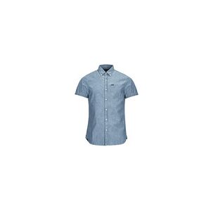 Chemise Superdry VINTAGE OXFORD S/S SHIRT Bleu EU S,EU M,EU L,EU XL hommes - Publicité