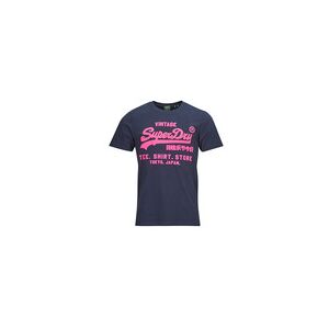 T-shirt Superdry NEON VL T SHIRT Marine EU S,EU M,EU L,EU XL hommes - Publicité