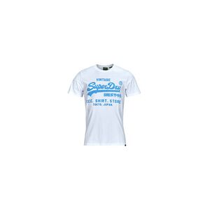 T-shirt Superdry NEON VL T SHIRT Blanc EU S,EU M,EU L,EU XL hommes - Publicité
