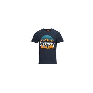 T-shirt Superdry GREAT OUTDOORS NR GRAPHIC TEE Marine EU S,EU M,EU L,EU XL hommes - Publicité