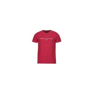 T-shirt Tommy Hilfiger TOMMY LOGO TEE Bordeaux EU S,EU M,EU L hommes - Publicité