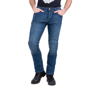 Jean Moto Course Jones Motorcycle Straight/Regular Bleu Fonce -