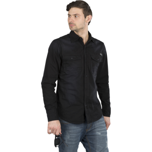 Chemise en Jean Brandit Hardee Noire - - Publicité