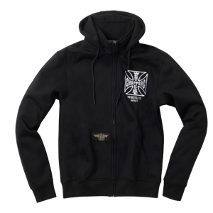 West Coast Choppers Sweat à Capuche West Coast Choppers OG ATX Zip Noir -