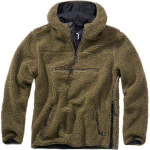 Pull Brandit Teddyfleece Worker Olive - - Publicité