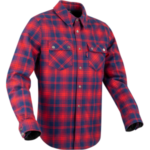 Chemise Moto Segura Sierra Bleu Marine-Rouge -