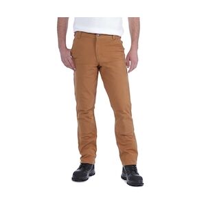 Carhartt - Pantalon de travail Stretch Coton Duck Homme Marron Taille 4646