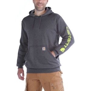 Carhartt - Sweat-shirt à capuche avec logo Gris Taille S - Publicité