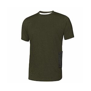 U-Power - Tee-shirt manches courtes vert Slim ROAD Vert Taille SS