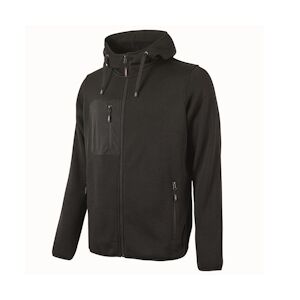 U-Power - Sweat-shirt noir zippé RAINBOW Noir Taille SS