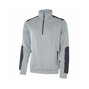 U-Power - Sweat-shirt gris clair semi zippé CUSHY Gris Foncé Taille 2XLXXL