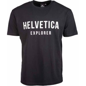 Tee shirt logo poitrine Homme HELVETICA - Publicité