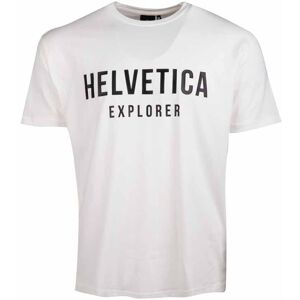 Tee shirt logo poitrine Homme HELVETICA - Publicité