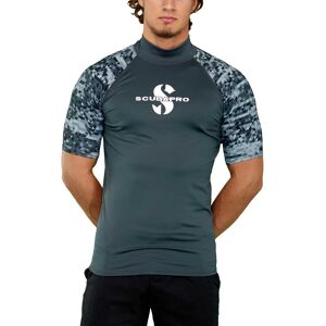 Upf 50 Rash Guard Short Sleeve T-shirt Gris S Gris S unisex