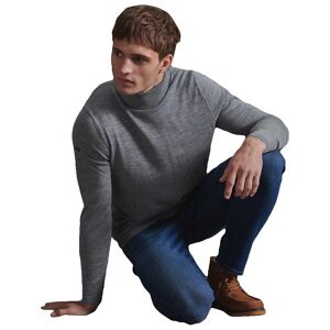 Superdry Merino Rollneck Sweater Gris S Homme Gris S male - Publicité