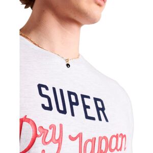 Superdry Collegiate Graphic 185 Short Sleeve T-shirt Blanc 2XL Homme Blanc 2XL male - Publicité