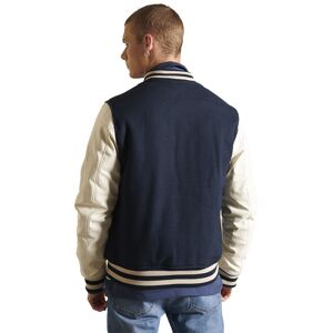 Superdry Collegiate Varsity Bomber Jacket Bleu M Homme Bleu M male - Publicité