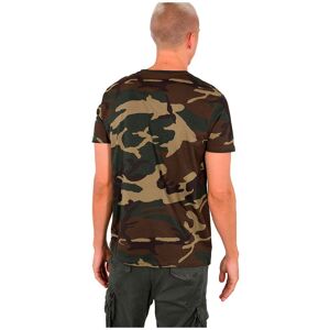 Alpha Industries Basic Camo Short Sleeve T-shirt Vert XS Homme Vert XS male - Publicité