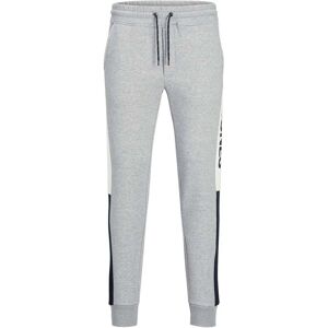 Jack Jones Will Logo Blocking Pants Gris L Homme Gris L male